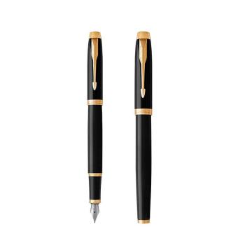 派克（PARKER） 新款IM纯黑丽雅金夹 墨水笔