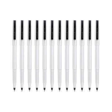 三菱 uni 优丽直液式走珠笔，UB-125 中性笔签字笔 0.5mm 黑色 12支/盒 单位：支