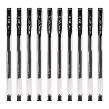 三菱 uni 双珠啫喱笔， UM-100 0.5mm（黑色）10支/盒 单位：盒
