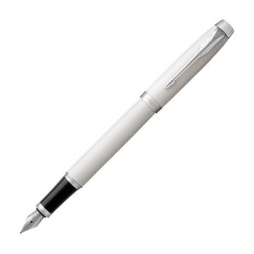 派克笔，2016IM 纯白白夹墨水笔 单支装