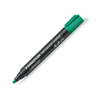 施德楼 油性记号笔，工业标记笔粗 352 2mm 绿色 10支/盒 单位：支