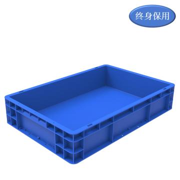 Raxwell EU系列蓝色周转箱EU4611，尺寸(mm)：600*400*120
