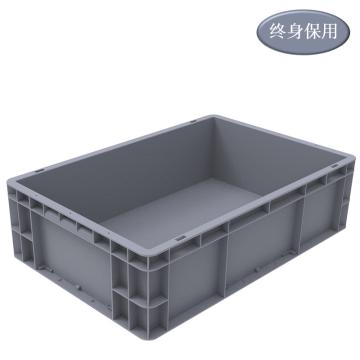 Raxwell EU系列灰色周转箱EU4616，尺寸(mm)：600*400*170