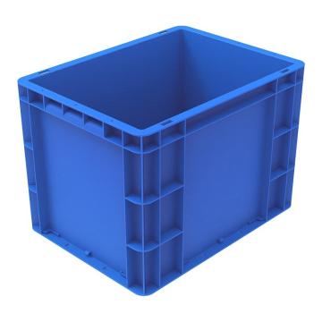 Raxwell EU系列蓝色周转箱，EU4633，尺寸(mm)：600×400×340