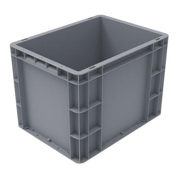 Raxwell EU系列灰色周转箱，EU4633，尺寸(mm)：600×400×340