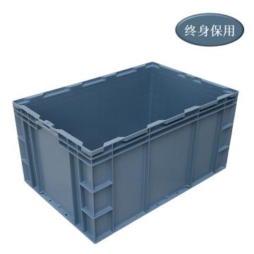 Raxwell HP系列灰色周转箱HP6E，尺寸(mm)：外：650*435*330/内：605*390*310