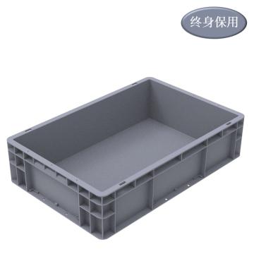 Raxwell EU系列灰色周转箱EU46148，尺寸(mm)：600*400*148