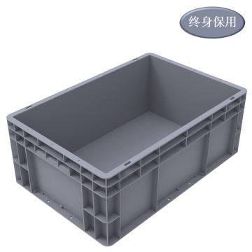 Raxwell EU系列灰色周转箱EU4622，尺寸(mm)：600*400*230