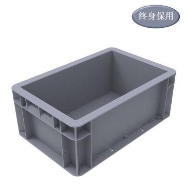 Raxwell EU系列灰色周转箱EU2311，尺寸(mm)：300×200×120