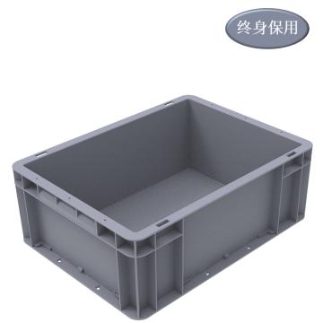 Raxwell EU系列灰色周转箱EU43148，尺寸(mm)：400*300*148