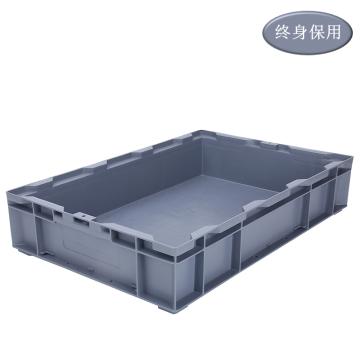 Raxwell HP系列灰色周转箱HP5A，尺寸(mm)：外：550*365*110/内：505*320*90