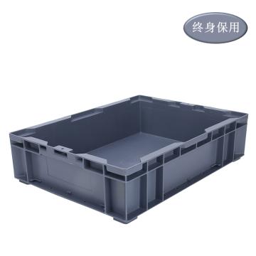 Raxwell HP系列灰色周转箱HP4A，尺寸(mm)：外：435*325*110/内：390*280*90