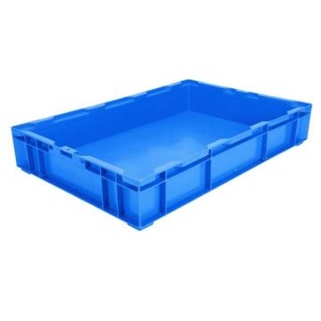 Raxwell HP系列蓝色周转箱HP6A 尺寸(mm)，外：650×435×110，内：605×390×90，全新料