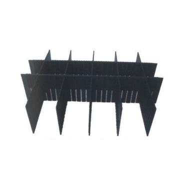 三威 防静电周转箱307注塑万能带槽隔板，尺寸：325*100*3mm，型号：DGB-307A