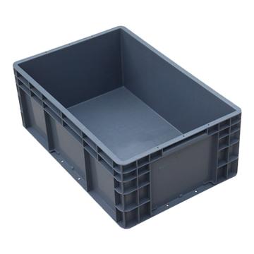 英达斯贝克 EU周转箱，外尺寸：600×400×230mm，灰色-无盖，EU6423