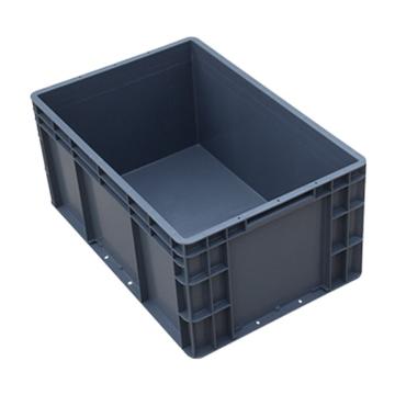英达斯贝克 EU周转箱，外尺寸：600×400×280mm，灰色-无盖，EU6428