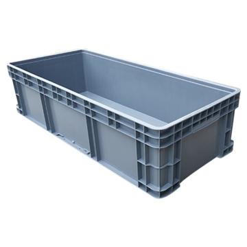 英达斯贝克 EU周转箱，外尺寸：900×400×230mm，浅灰色-无盖，EU9423