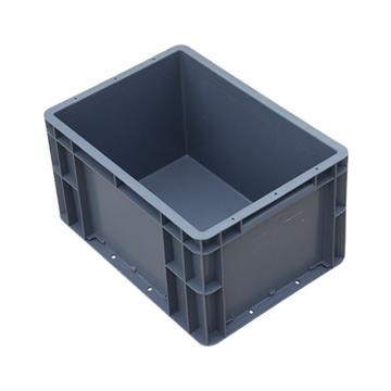 英达斯贝克 EU周转箱，外尺寸：400×300×230mm，灰色-无盖，EU4323