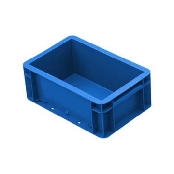 英达斯贝克 EU周转箱，外尺寸：300×200×120mm，蓝色-无盖，EU3212