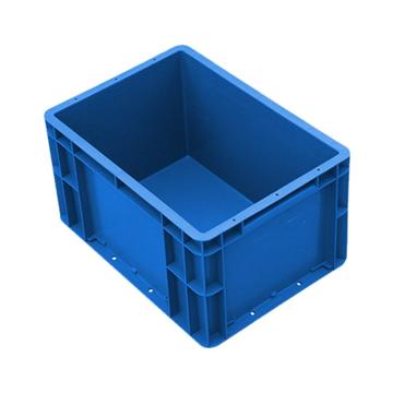 英达斯贝克 EU周转箱，外尺寸：400×300×230mm，蓝色-无盖，EU4323