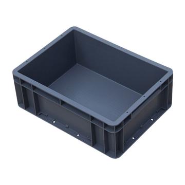 英达斯贝克 EU周转箱，外尺寸：400×300×148mm，灰色-无盖，EU43148