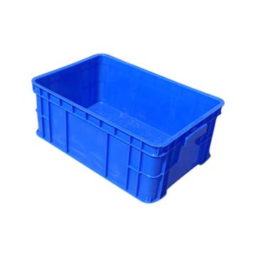 英达斯贝克 塑料周转箱，3#中高篮色，外尺寸：520×350×210mm