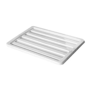 英达斯贝克 塑料周转箱盖子，白色，4#箱盖，外尺寸：410×310×10mm