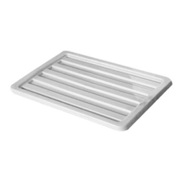 英达斯贝克 塑料周转箱盖子，白色，3#箱盖，外尺寸：520×350×10mm