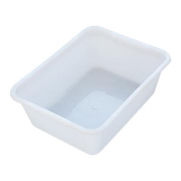 英达斯贝克 塑料方盘，白色盆A型1号，外尺寸：540×410×185mm
