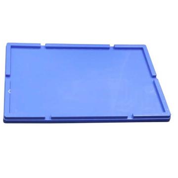 百盈塑料 塑料周转箱，EU箱46盖子，外尺寸：600*400*15mm，BY097，蓝色