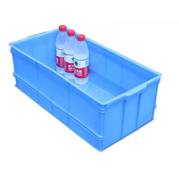 百盈塑料 塑料周转箱，17号箱，外尺寸：600*295*210mm，BY085，蓝色