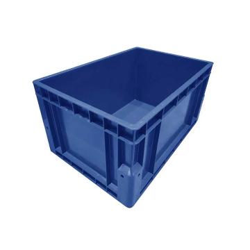 STORAGEMAID 圆角EU周转箱，平底，外尺寸：600×400×340mm，内尺寸：565×365×335mm，VD803-B，蓝色
