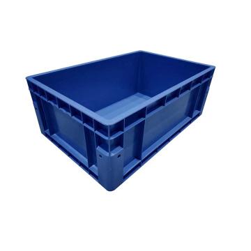 STORAGEMAID 圆角EU周转箱，平底，外尺寸：600×400×230mm，内尺寸：565×365×225mm，VD801-B，蓝色