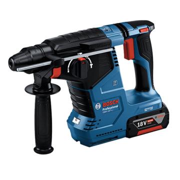 博世BOSCH 充电式无刷电锤，混凝土24mm，980rpm，18V/5.0Ah两电一充，GBH 187-LI，0611923081