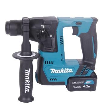 牧田makita 充电式二功能电锤，四坑柄，夹持14mm 1.0J ，12V 4.0Ah电池两电一充，HR140DSMJ