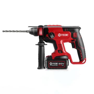 源创力TEDE 充电式四坑电锤，20V含钻头套装，YD-5248