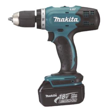 牧田makita充电式冲击起子电钻，夹持13mm，0-6000/0-19500ipm 42/27Nm，18V 4.0Ah电池，DHP453RME