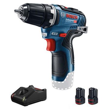 博世 充电式起子电钻，10mm 12V 3.0Ah两电一充，GSR 12V-35，06019H8082
