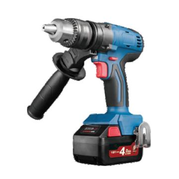 东成充电式无刷电钻，夹持能力16mm，45Nm，18V 4.0Ah电池 两电一充，DCJZ16E型
