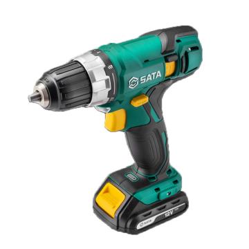 世达SATA 充电式起子电钻手电钻，夹持10mm，扭矩30Nm，12V/2.0Ah电池一电一充，51006C