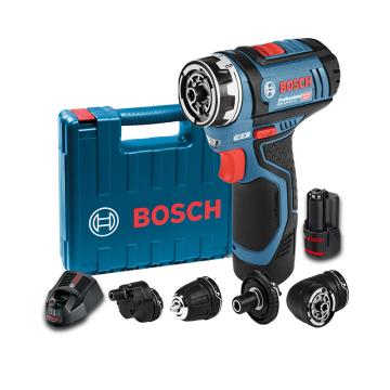 博世BOSCH 锂电起子机，GSR 12V-15 FC，2电一充，4个夹头，06019F6080