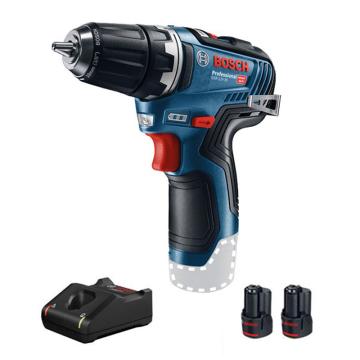 博世 充电式起子电钻，10mm 12V 2.0Ah两电一充，GSR 12V-35，06019H8080+1600A01B6T