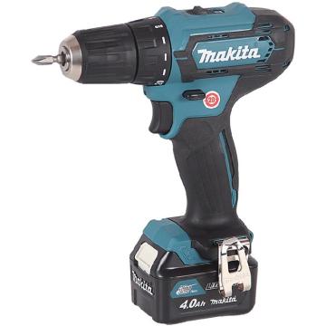 牧田makita 充电式起子电钻，夹持10mm，硬扭/软扭30/14Nm，12V 4.0Ah电池两电一充，DF333DSME