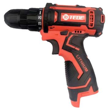 TEDE 充电式锂电钻，电池容量：1.5Ah，功率：24W，工作电压：12V，一电一充，YD-5080