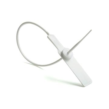 安赛瑞 塑料封条（100根装）一次性塑料铅封，白色，全长28cm