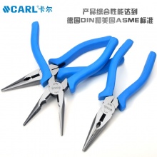 CARL卡尔工具 工业级日式尖嘴钳 6寸 