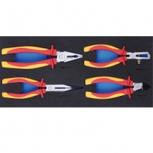 CARL卡尔工具 4件套VDE绝缘钳工具托
