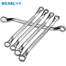 CARL卡尔工具 专业组雾面40度双梅花扳手