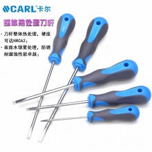 CARL卡尔工具 双色柄系列一字形电讯螺丝批